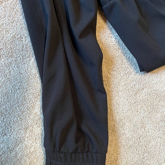 Black Loose Fitting Genie Pants – Elastic Waist, Size Large, Worn Once - Picture 7 of 9